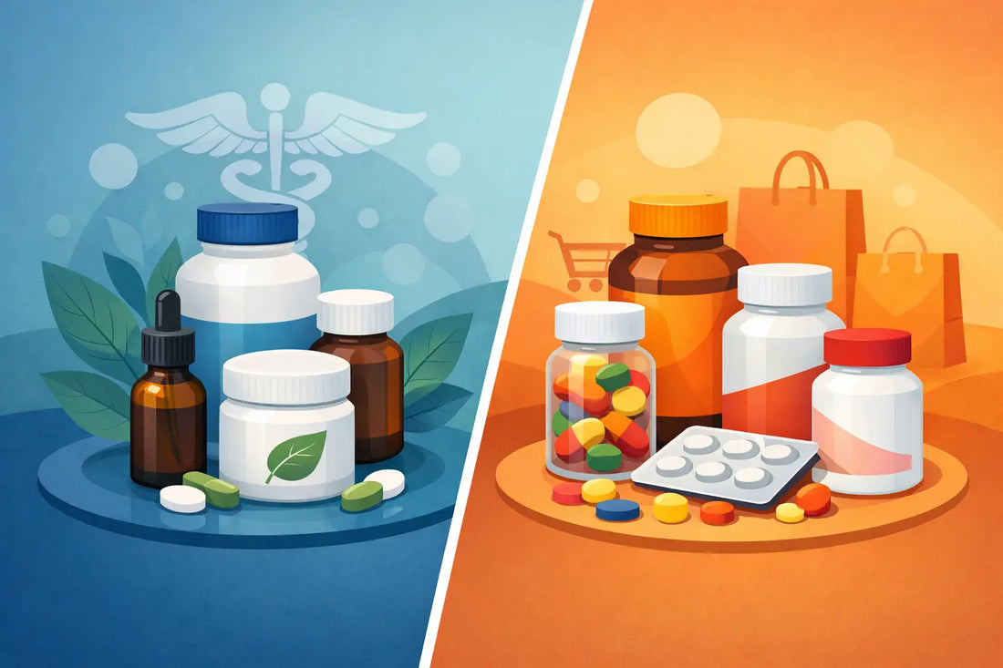 Practitioner Supplements Versus Retail Vitamins